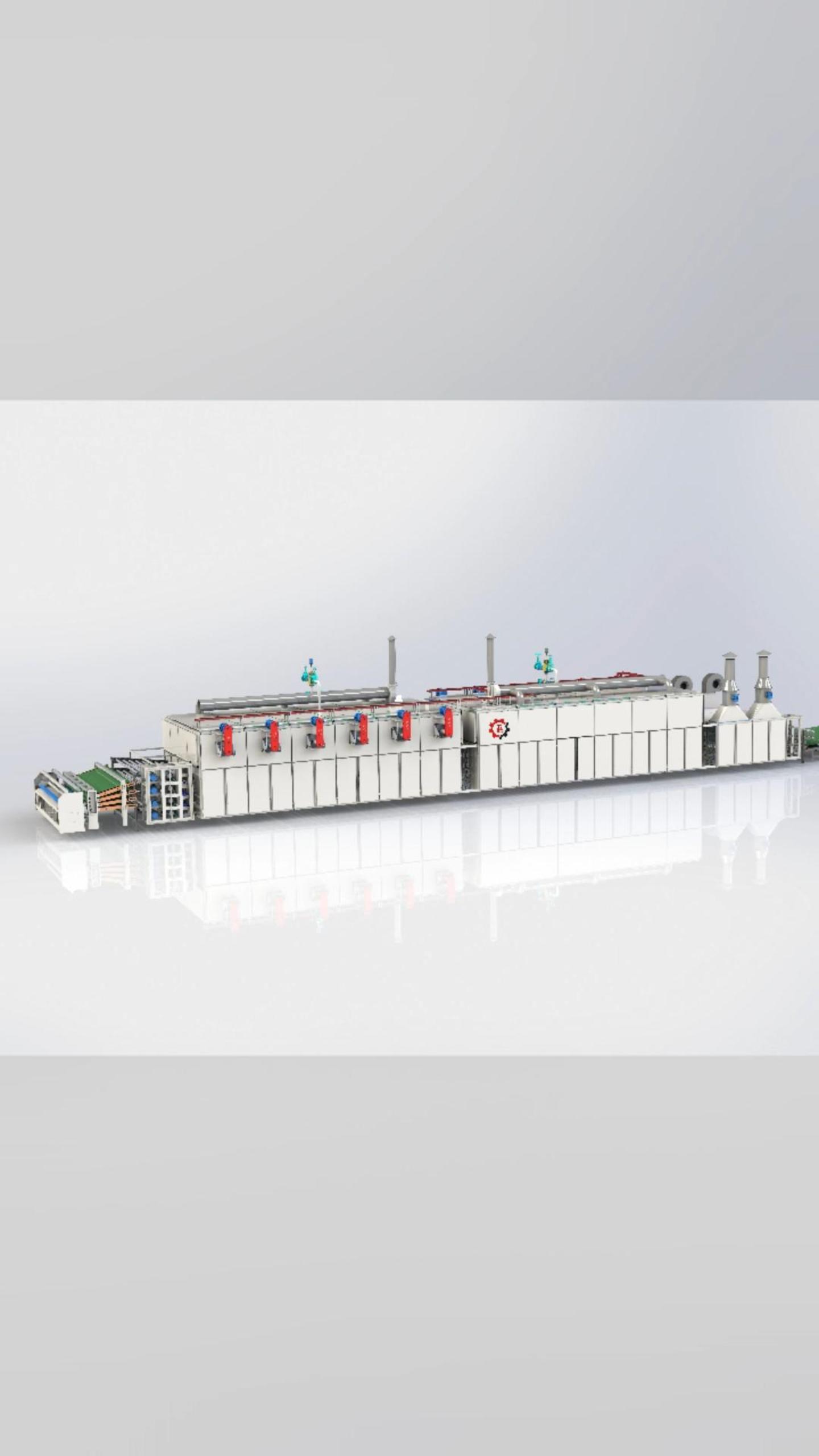 4層4.7米單板棍筒干燥機(jī)，發(fā)貨海外